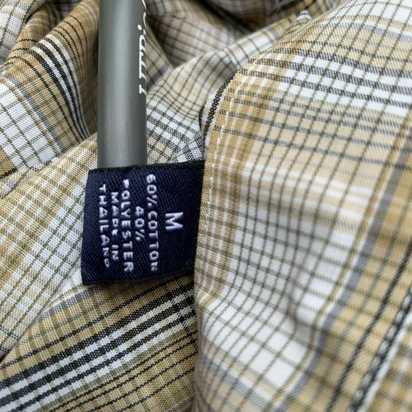 Roundtree & Yorke Men Shirt Size Medium Short Slee - Picture 7 of 7